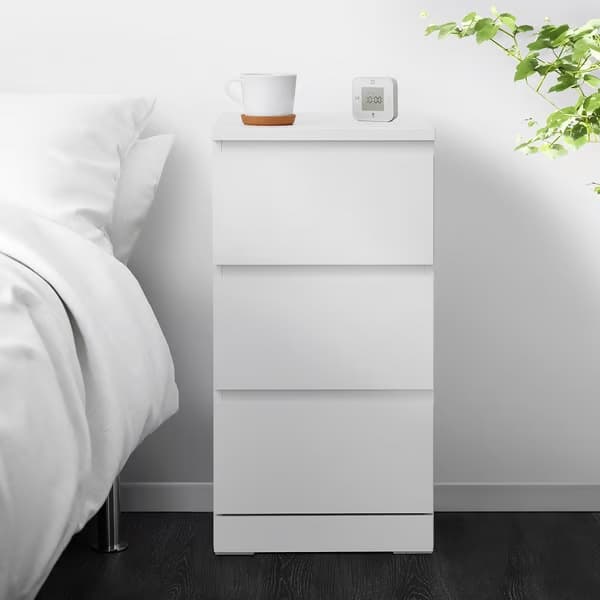 IKEA MALM Kommode 3 Schubladen, weiß